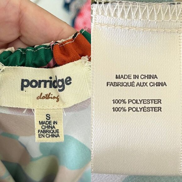 Anthropologie Porridge Women's Size S Polka Dots Maxi Dress Party Boho Vacation - Picture 3 of 17